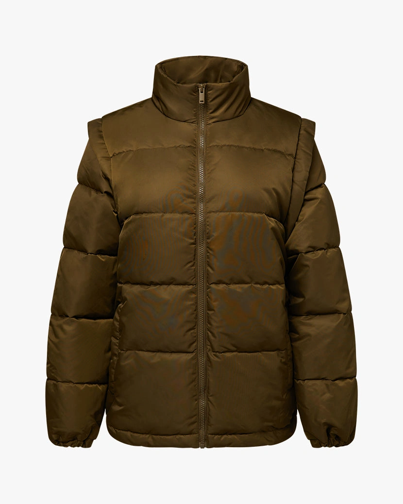 Snap Off, Puff Up: The Ultimate 2-in-1 Winter Jacket!